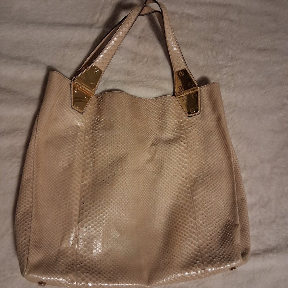 TOM FORD SNAKESKIN PURSE GOLD HARDWARE XL AUTHENTIC!